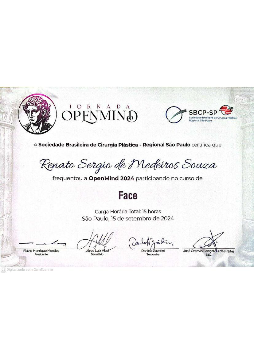 OpenMind 2024 — Curso de Face, SBCP Regional São Paulo, 2024