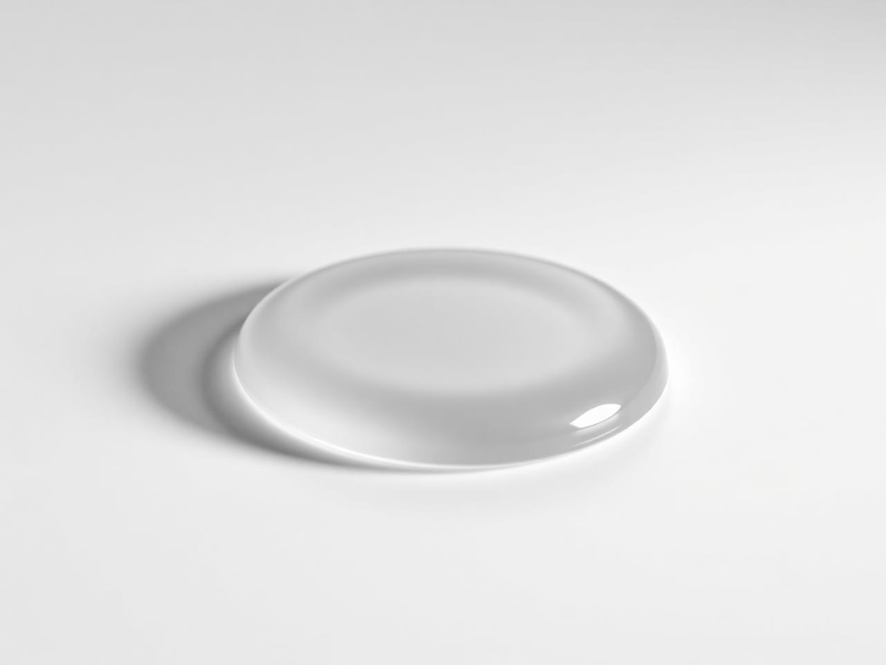 Implante de silicone em imagem ilustrativa em preto e branco sobre superfície clara